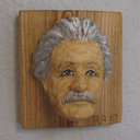 Albert Einstein figurine head