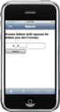 My first iPhone web app - Crosstips iPhone interface