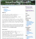 Custom Fields in IssueTrackerProduct documentation written