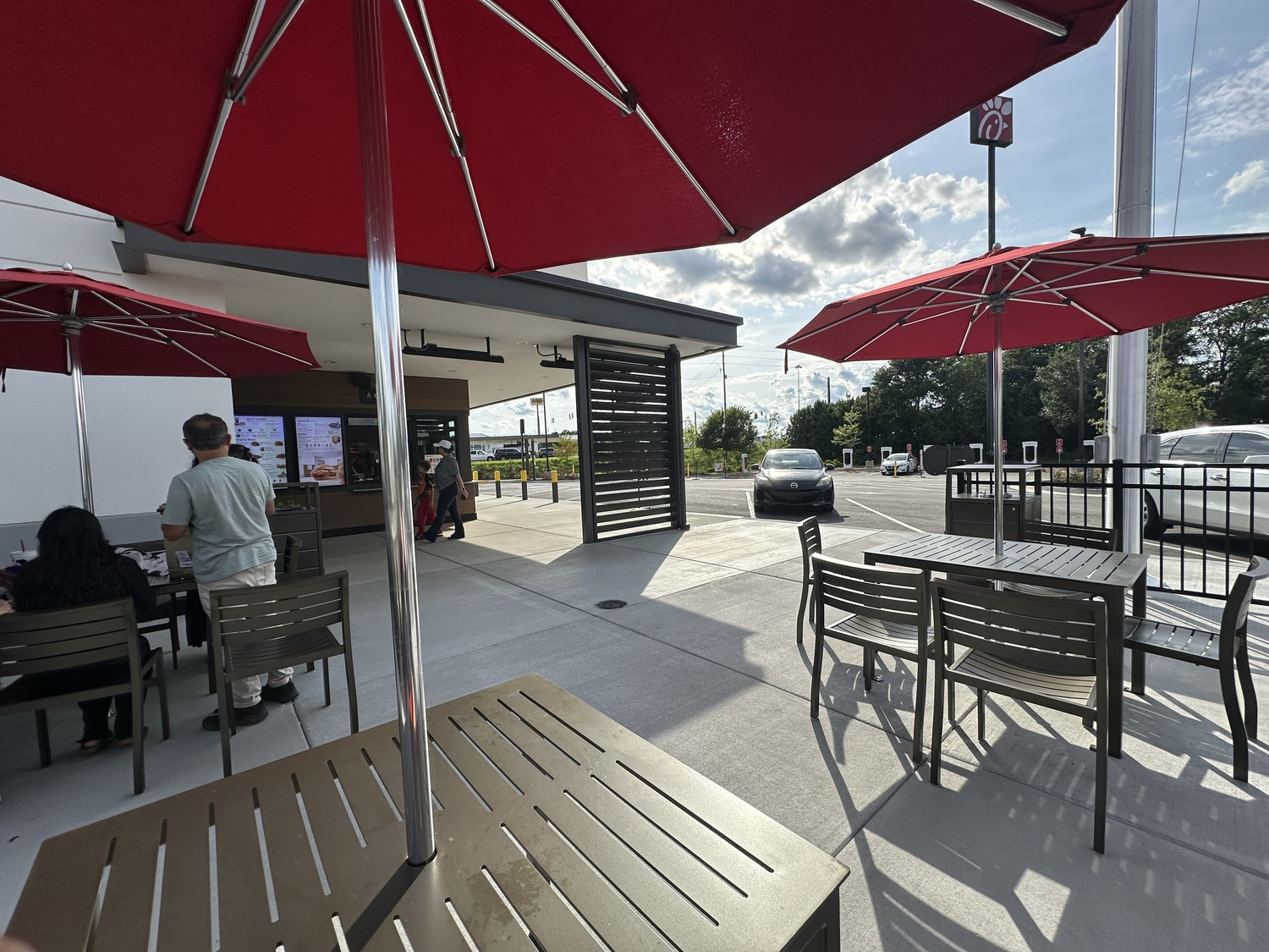 An outdoor only Chick-fil-a in Augusta Georgia