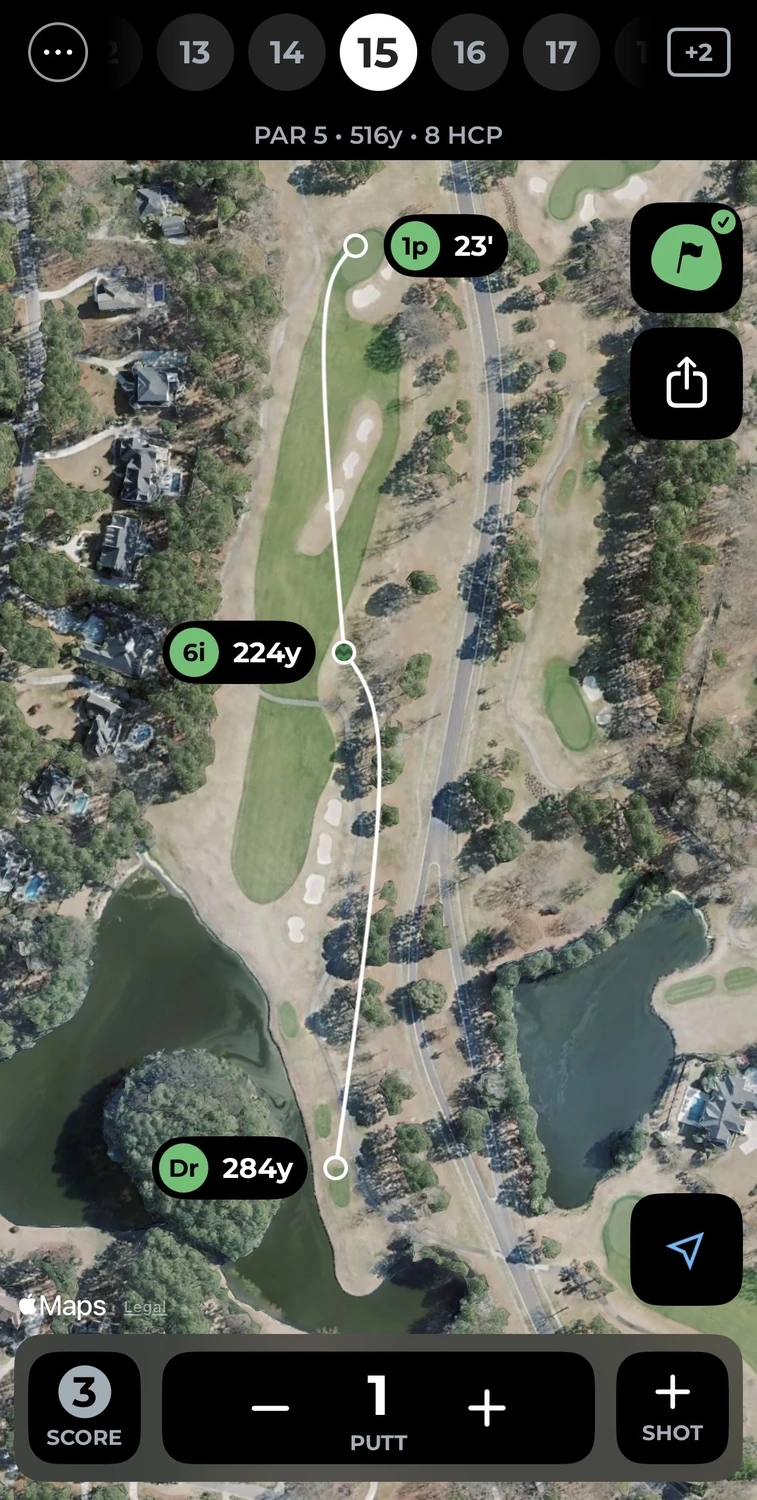 Putted in my first ever Eagle!