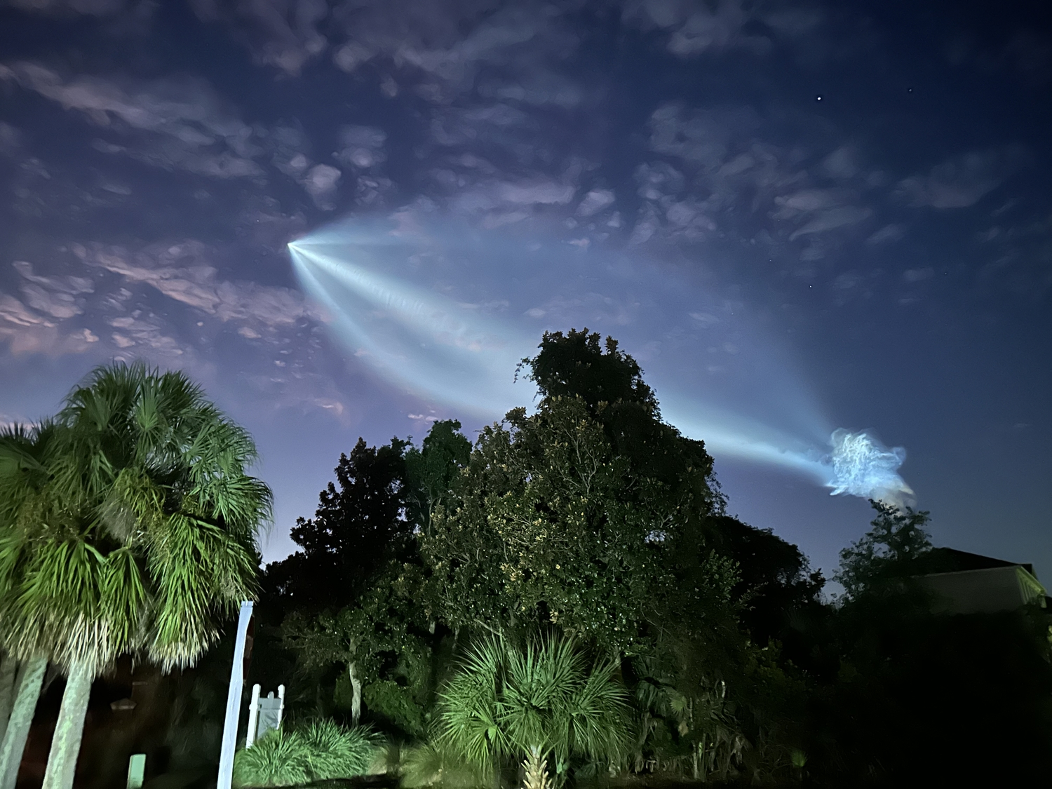 Rocket launch morning show
