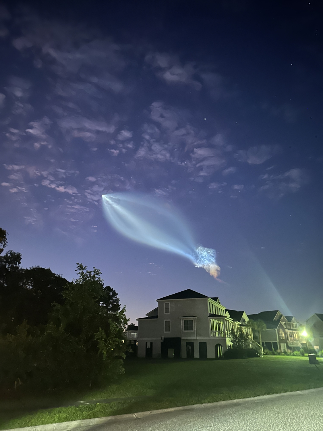 Rocket launch morning show
