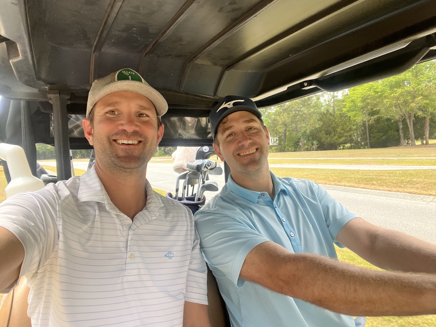 Adam and me at the MGA Member-Member tournament