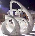 Snow sculptures